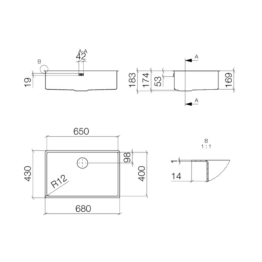 Dornbracht Unterbaubecken Küchenbecken Aus Edelstahl Poliert (65x40 Cm) 4 Dornbracht Unterbaubecken Küchenbecken Aus Edelstahl Poliert (65x40 Cm) – Bild 2