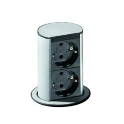 Bachmann Elevator 2, Versenkbares Steckdosenelement, Mit Belg./franz. Steckdosen