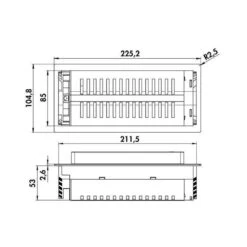 EVOline BackFlip Einbausteckdosenelement, Mit 2 Schweizer Steckdosen + USB-Typ-A Charger -Geschirr evoline backflip einbausteckdosenelement mit 2 schweizer steckdosen usb typ a charger4
