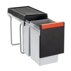 Franke Einbau-Abfallsammler Sorter Cube 30 Handauszug 2-fach ( 1x 10 L, 1 X 20 L)