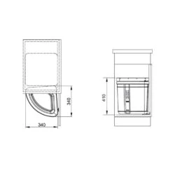 Franke Einbau-Abfallsammler Sorter Pivot 7 Franke Einbau-Abfallsammler Sorter Pivot -Geschirr franke einbau abfallsammler sorter pivot3