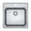 Franke Einbaubecken Bell BCX 610-51 Edelstahl -Geschirr franke einbaubecken bell bcx 610 51 edelstahl