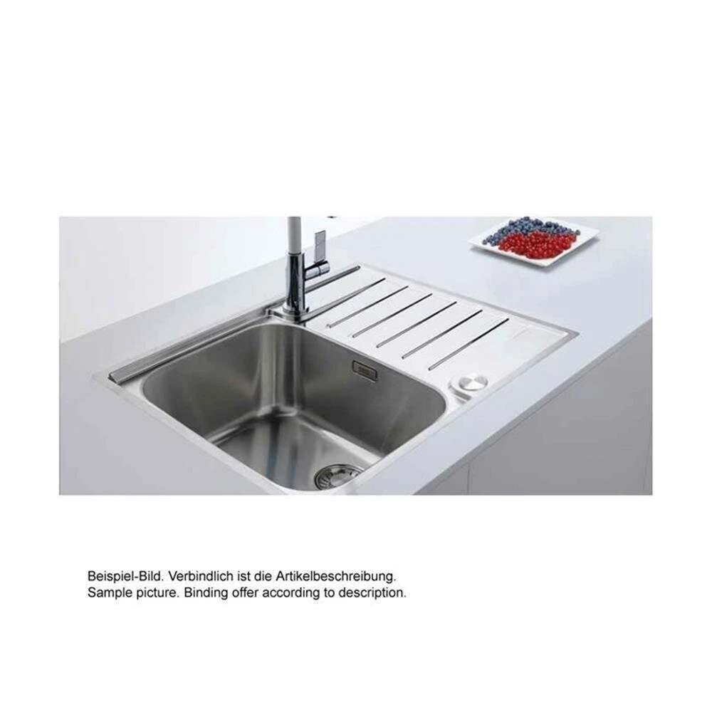 Franke Einbauspüle Argos AGX 211-62 Edelstahl, Exzenterbetätigung 4 Franke Einbauspüle Argos AGX 211-62 Edelstahl, Exzenterbetätigung – Bild 2