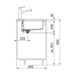 Franke Unterbaubecken Maris MRX 110-45 Edelstahl -Geschirr franke unterbaubecken maris mrx 110 45 edelstahl4