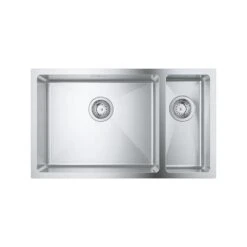 Grohe Spülbecken K700U Spüle 80-S 76/45 1.5 Lh, Hauptbecken Links, Edelstahl