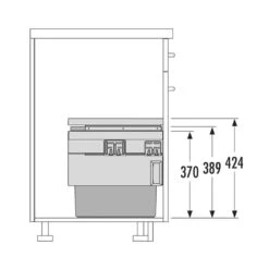 Hailo Abfallsammler 3608471 Cargo Synchro 450 18/18 -Geschirr hailo abfallsammler 3608471 cargo synchro 450 18 182