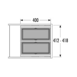 Hailo Abfallsammler 3608471 Cargo Synchro 450 18/18 -Geschirr hailo abfallsammler 3608471 cargo synchro 450 18 183