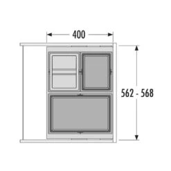 Hailo Abfallsammler 3608631 Cargo Synchro 600 28/13/13/D -Geschirr hailo abfallsammler 3608631 cargo synchro 600 28 13 13 d3