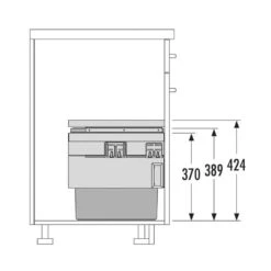 Hailo Abfallsammler 3608631 Cargo Synchro 600 28/13/13/D -Geschirr hailo abfallsammler 3608631 cargo synchro 600 28 13 13 d4