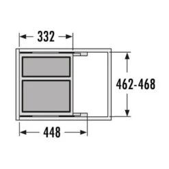 Hailo Abfallsammler 3610581 Cargo Soft Short 500 20/14 -Geschirr hailo abfallsammler 3610581 cargo soft short 500 20 144