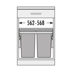 Hailo Abfallsammler 3610621 Euro Cargo S 600 30/30 -Geschirr hailo abfallsammler 3610621 euro cargo s 600 30 304