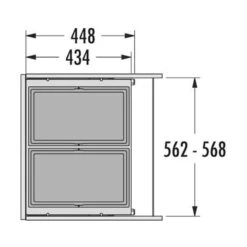 Hailo Abfallsammler 3610841 Cargo 600 28/28 -Geschirr hailo abfallsammler 3610841 cargo 600 28 283
