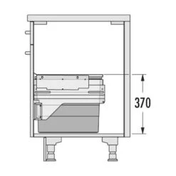 Hailo Abfallsammler 3610841 Cargo 600 28/28 -Geschirr hailo abfallsammler 3610841 cargo 600 28 284