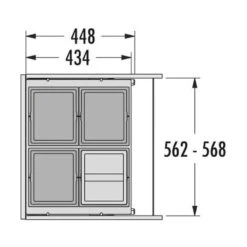 Hailo Abfallsammler 3610861 Cargo 600 13/13/13/13/D -Geschirr hailo abfallsammler 3610861 cargo 600 13 13 13 13 d3