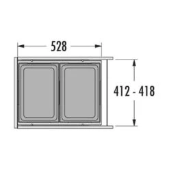 Hailo Abfallsammler 3619471 Euro Cargo 450 38/38 -Geschirr hailo abfallsammler 3619471 euro cargo 450 38 384
