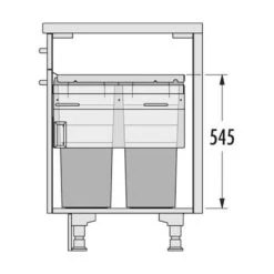 Hailo Abfallsammler 3619751 Cargo 500 38/38 -Geschirr hailo abfallsammler 3619751 cargo 500 38 382