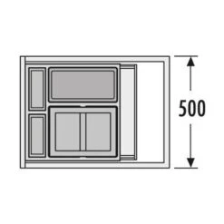 Hailo Abfallsammler 3630501 XXL 500 12/8,5/8,5/D/P/P -Geschirr hailo abfallsammler 3630501 xxl 500 12 85 85 d p p3