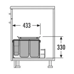 Hailo Abfallsammler 3630501 XXL 500 12/8,5/8,5/D/P/P -Geschirr hailo abfallsammler 3630501 xxl 500 12 85 85 d p p4