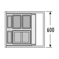 Hailo Abfallsammler 3630601 XXL 600 18/D/8,5/8,5/P/P -Geschirr hailo abfallsammler 3630601 xxl 600 18 d 85 85 p p4