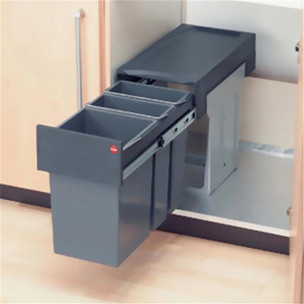 Hailo Abfallsammler 3666191 Terzett 15/7/7 Dunkelgrau 3 Hailo Abfallsammler 3666191 Terzett 15/7/7 Dunkelgrau