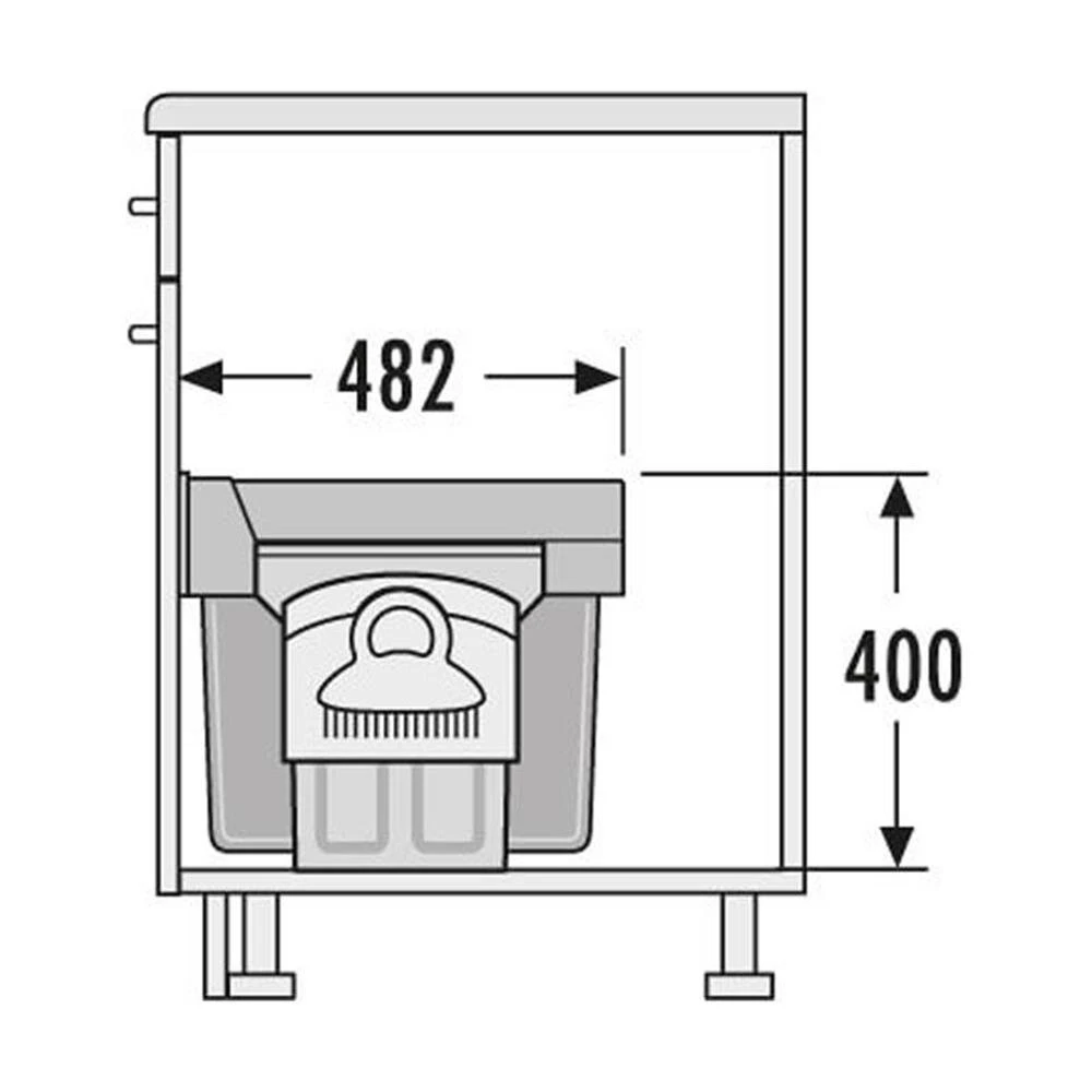 Hailo Abfallsammler 3666831 Terzett 10/10/10/KS Hellgrau 4 Hailo Abfallsammler 3666831 Terzett 10/10/10/KS Hellgrau – Bild 2