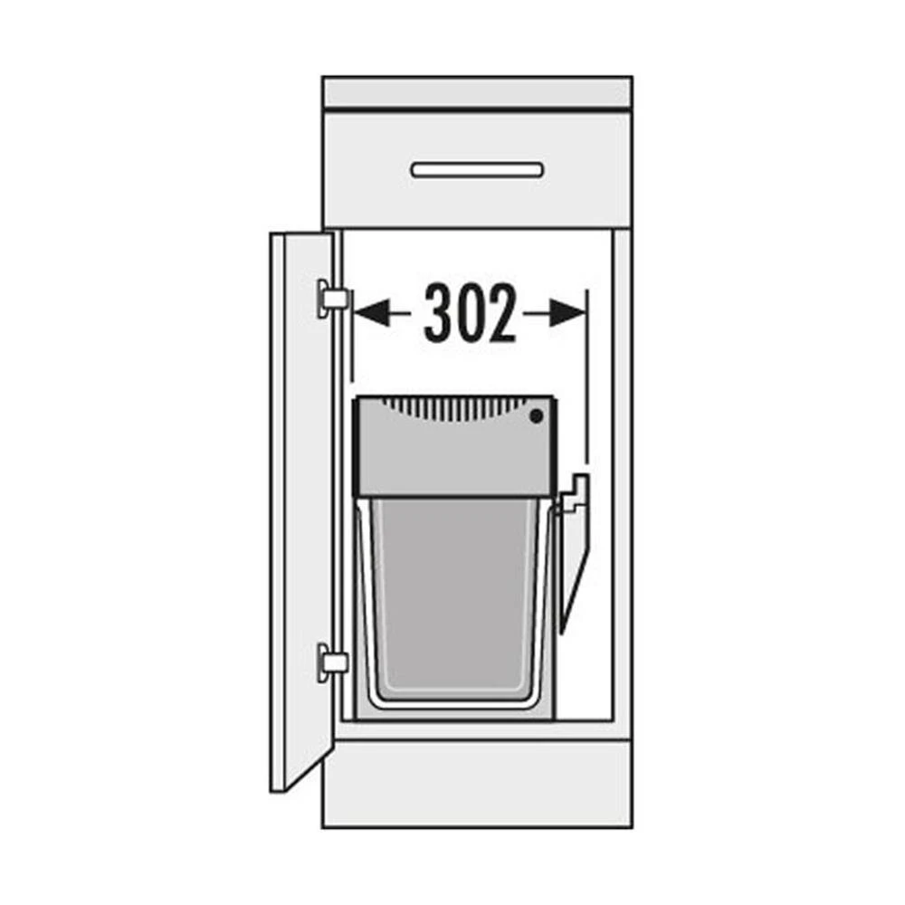 Hailo Abfallsammler 3666831 Terzett 10/10/10/KS Hellgrau 5 Hailo Abfallsammler 3666831 Terzett 10/10/10/KS Hellgrau – Bild 3