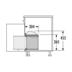 Hailo Abfallsammler Mono 15 -Geschirr hailo abfallsammler mono 153