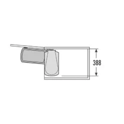 Hailo Abfallsammler Uno 18 -Geschirr hailo abfallsammler uno 183