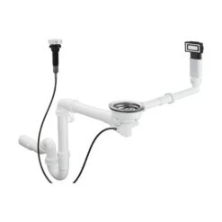 Hansgrohe D14-11 Automatische Ab- Und Überlaufgarnitur Für Einzelbecken Für Hansgrohe Edelstahlspülen