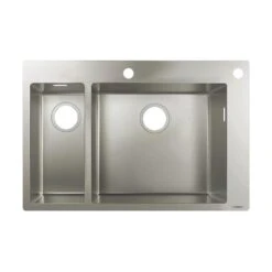 Hansgrohe Einbauspüle 180/450 S712-F655 | Edelstahl