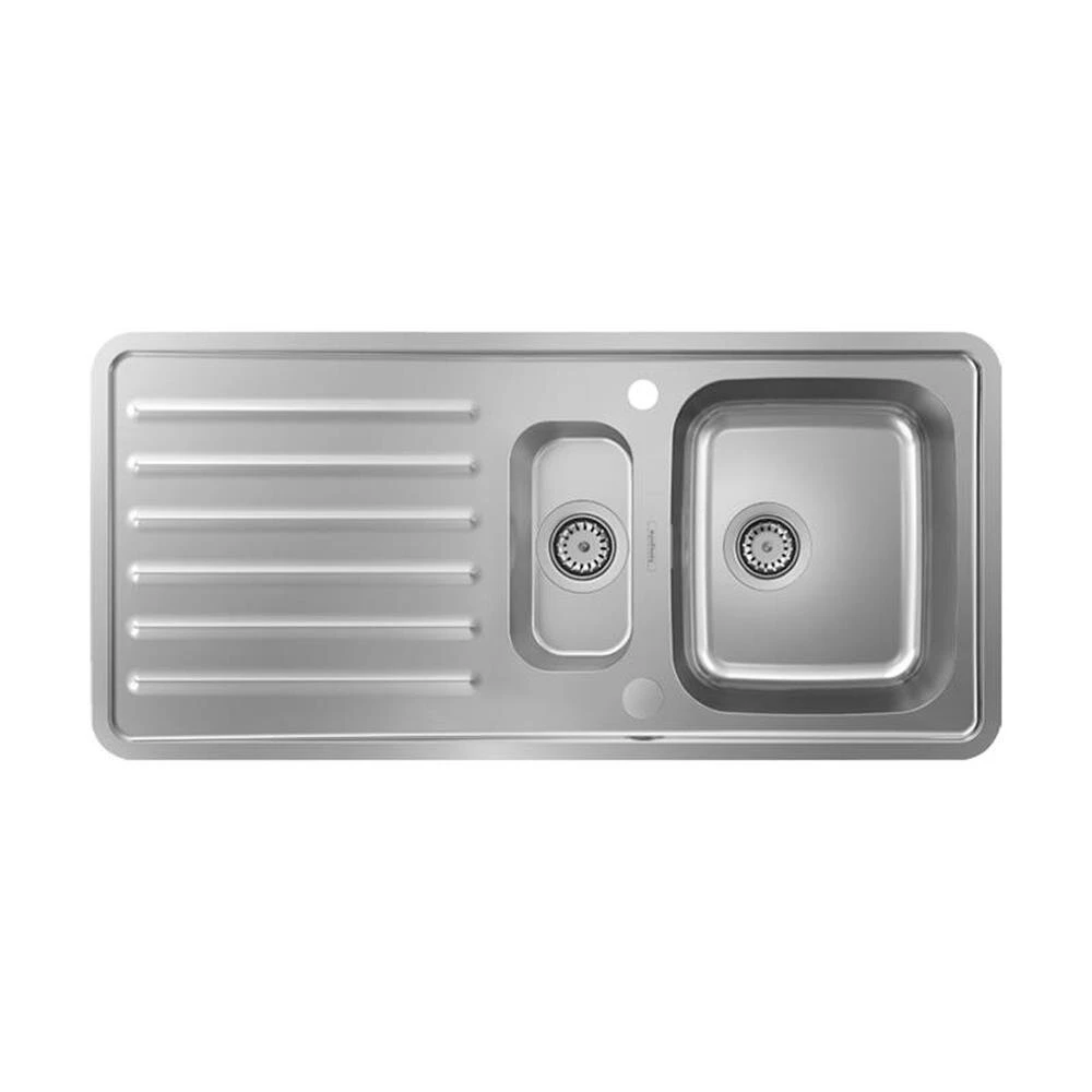 Hansgrohe Einbauspüle 340/150/400 S4113-F540 | Edelstahl 3 Hansgrohe Einbauspüle 340/150/400 S4113-F540 | Edelstahl