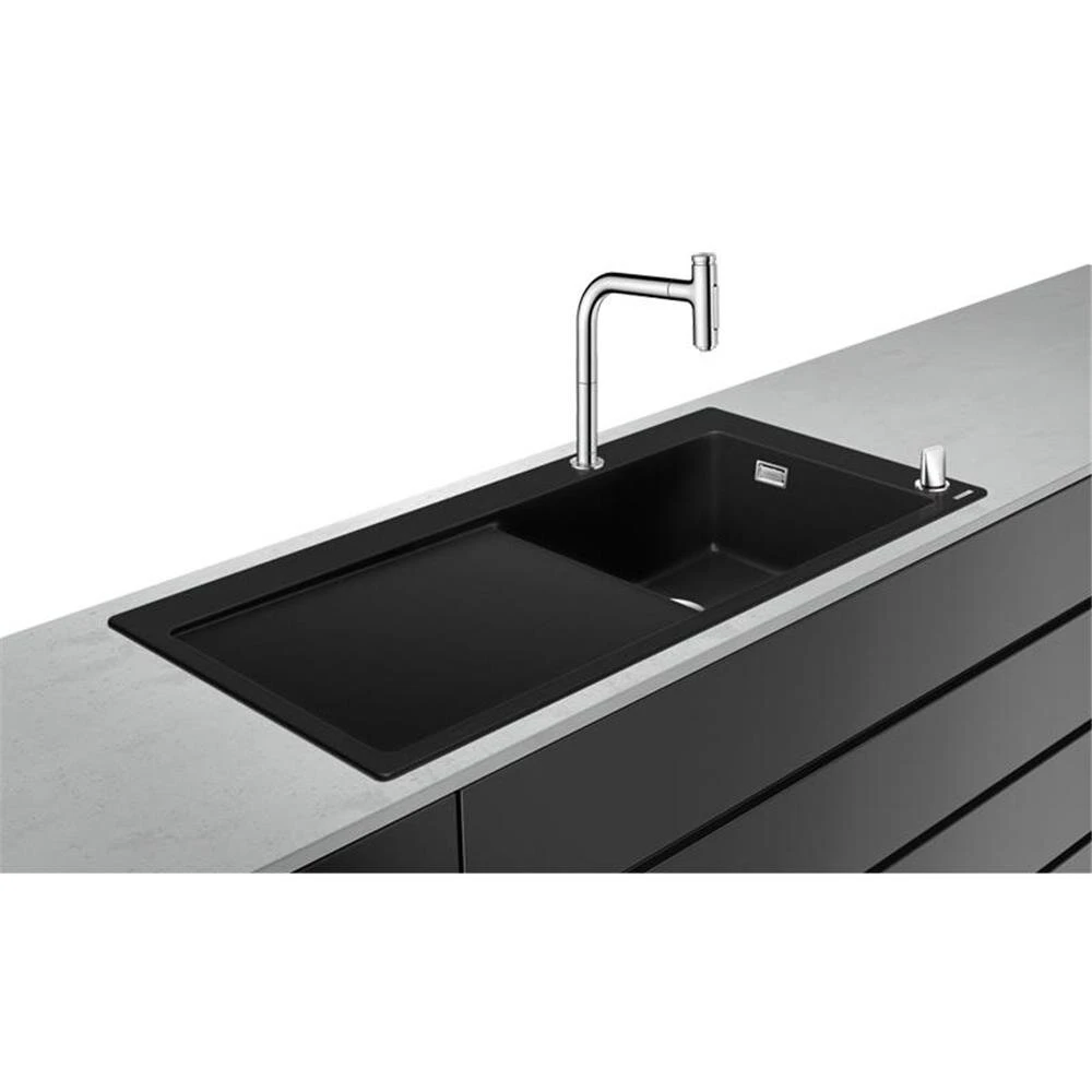 Hansgrohe Einbauspüle 450 Select Mit Küchenarmatur C51-F450-08 | Chrom 3 Hansgrohe Einbauspüle 450 Select Mit Küchenarmatur C51-F450-08 | Chrom