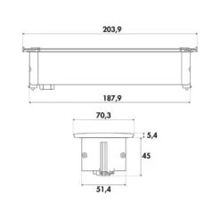 Naber Kapsa, Einbausteckdosenelemente, Mit Französischen Steckdosen, -Geschirr kapsa einbausteckdosenelemente mit franzoesischen steckdosen5