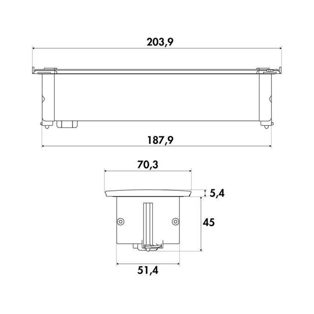 Naber Kapsa-USB, Steckdosenelement, Mit Französischen Steckdosen, Edelstahlfarbig 7 Naber Kapsa-USB, Steckdosenelement, Mit Französischen Steckdosen, Edelstahlfarbig – Bild 5