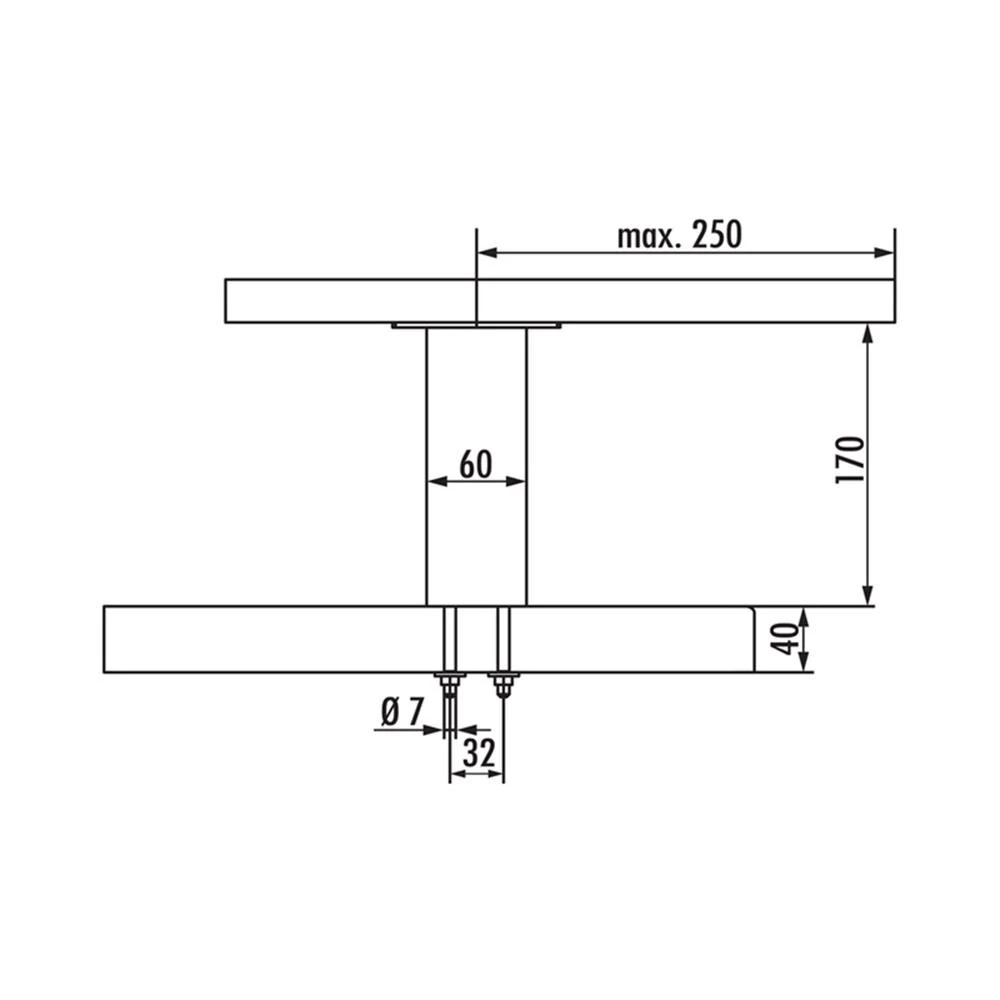 Korfu 1, Konsole, Edelstahlfarbig, H 170 Mm 4 Korfu 1, Konsole, Edelstahlfarbig, H 170 Mm – Bild 2