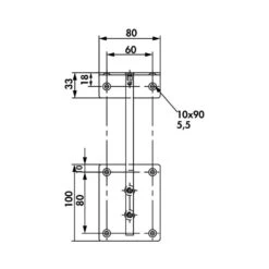 Korfu 4, Konsole, Edelstahlfarbig, H 220 Mm -Geschirr korfu 4 konsole edelstahlfarbig h 220 mm3