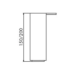 Kreta Sockelfuß / Möbelfuß -Geschirr kreta sockelfuss moebelfuss4