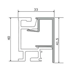 Linero MosaiQ Profilleisten-Set, Relingsystem -Geschirr linero mosaiq profilleisten set relingsystem edelstahlfarbig3