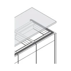 LUMICA Lichtprofil LED, L=2600 Mm, Beleuchtung Der Arbeitsplattenkante -Geschirr lumica lichtprofil led alufarbig3