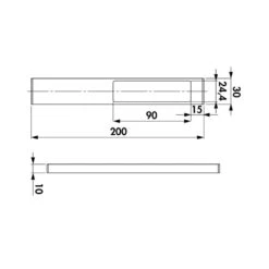 LUMICA Stretto LED Unterbauleuchte -Geschirr lumica stretto led unterbauleuchte3