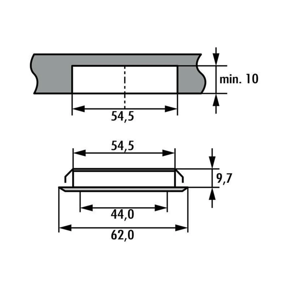 LUMICA Swag LED Einbauleuchte / Aufbauleuchte, 3000 K Warmweiß 5 LUMICA Swag LED Einbauleuchte / Aufbauleuchte, 3000 K Warmweiß – Bild 3