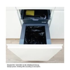 Müllex BOXX40-R, Abfallsammler Für Frontauszüge, Anthrazit -Geschirr muellex boxx40 r abfallsammler fuer frontauszuege anthrazit3