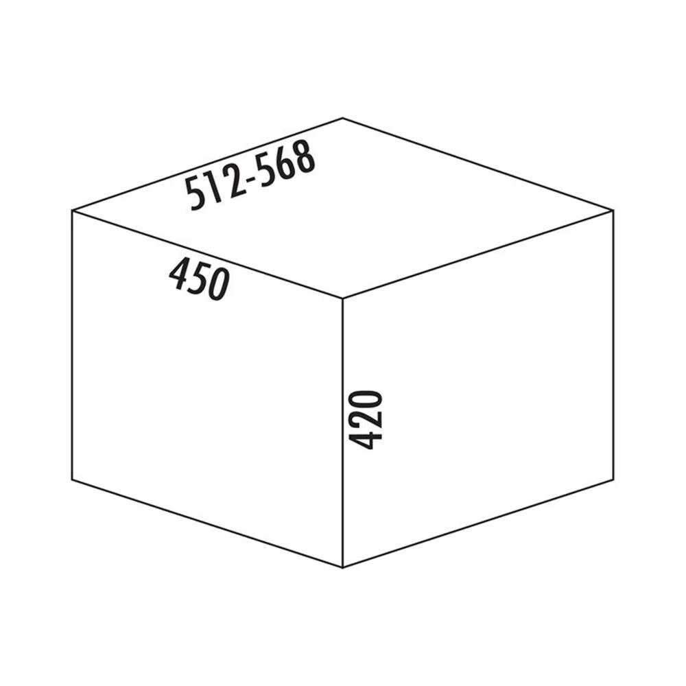 Müllex Euro Boxx 55/60 R Bio, Abfallsammler Für Frontauszüge, Anthrazit 4 Müllex Euro Boxx 55/60 R Bio, Abfallsammler Für Frontauszüge, Anthrazit – Bild 2