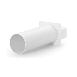 Naber COMPAIR System Ø 125 125 Maueranschlussstutzen 2, Weiß