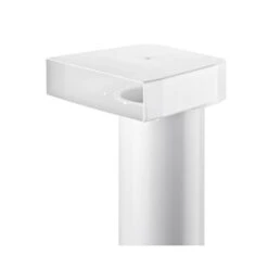 Naber COMPAIR System Ø 125 Flach T-UR 125 Umlenkstück 90° Mit Rundrohr, Weiß