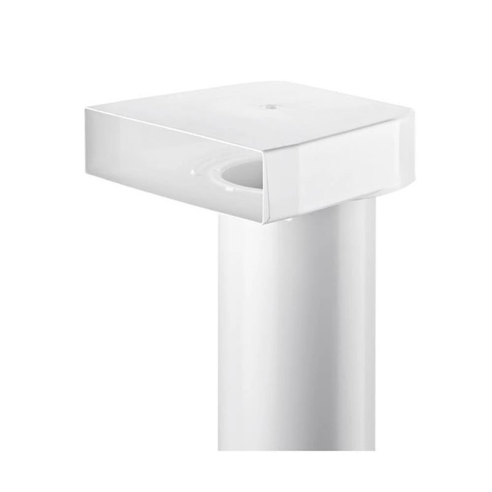 Naber COMPAIR System Ø 125 Flach T-UR 125 Umlenkstück 90° Mit Rundrohr, Weiß 3 Naber COMPAIR System Ø 125 Flach T-UR 125 Umlenkstück 90° Mit Rundrohr, Weiß