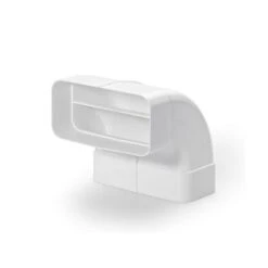 Naber COMPAIR System Ø 125 MF-RBV 125 Rohrbogen Vertikal 90° Weiß