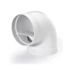 Naber COMPAIR System Ø 125 R-RBV Flow 125 Rohrbogen 90° Weiß -Geschirr naber compair system r 125 r rbv flow 125 rohrbogen 90 weiss
