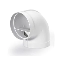 Naber COMPAIR System Ø 125 R-RBV Flow 125 Rohrbogen 90° Weiß