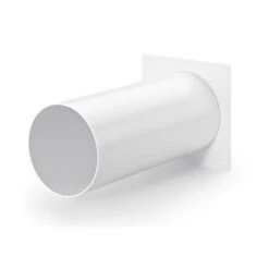 Naber COMPAIR System Ø 150 150 Maueranschlussstutzen 1 Weiß